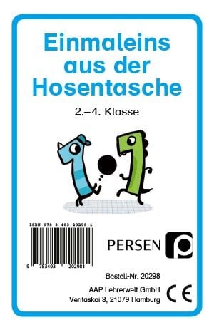 Produktbild: Einmaleins aus der Hosentasche