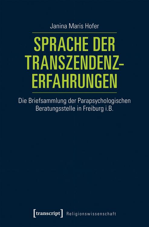 Produktbild: Sprache der Transzendenzerfahrungen