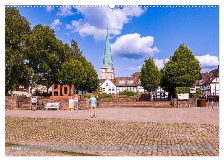 Produktbild: Ein Blick auf Holzminden an der Weser (Wandkalender 2026 DIN A2 quer), CALVENDO Monatskalender