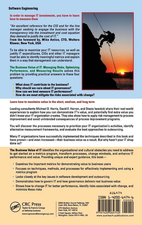 Produktbild: Harris, M: Business Value of It