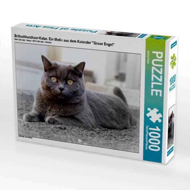 Produktbild: Britischkurzhaar-Katze. Ein Motiv aus dem Kalender`"Graue Engel" (Puzzle)