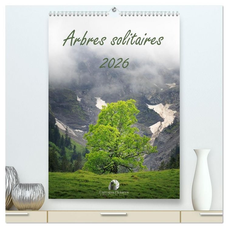 Produktbild: Arbres solitaires (Calendrier mural haut de gamme 2027 DIN A2 horizontal), CALVENDO calendrier mensuel