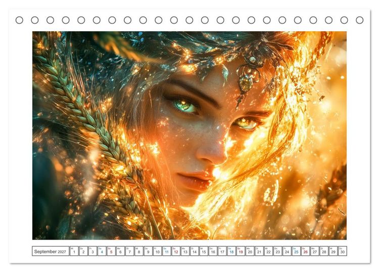 Produktbild: Die G&ouml;tter des Nordens (Tischkalender 2027 DIN A5 quer), CALVENDO Monatskalender