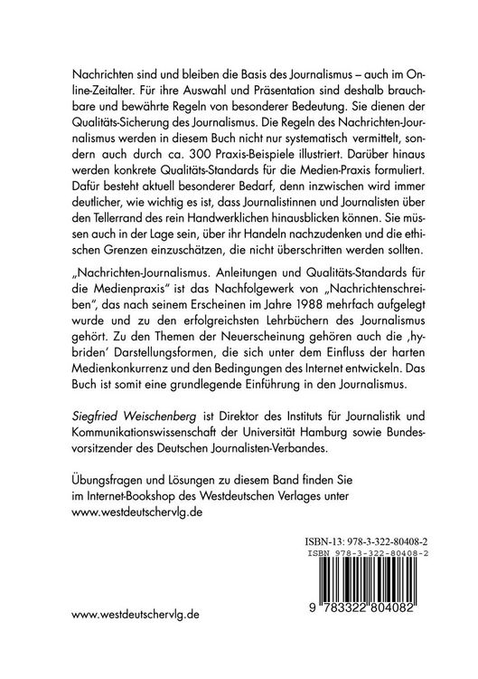 Produktbild: Nachrichten-Journalismus