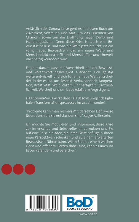 Produktbild: Das Corona-Virus - Symptom und Chance zugleich!