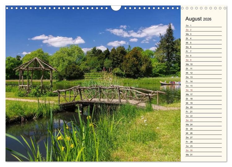 Produktbild: Spaziergang durch den W&ouml;rlitzer Park (Wandkalender 2026 DIN A3 quer), CALVENDO Monatskalender