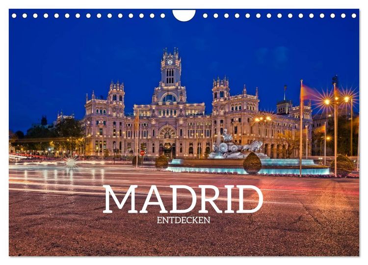 Produktbild: Madrid entdecken (Wandkalender 2026 DIN A4 quer), CALVENDO Monatskalender