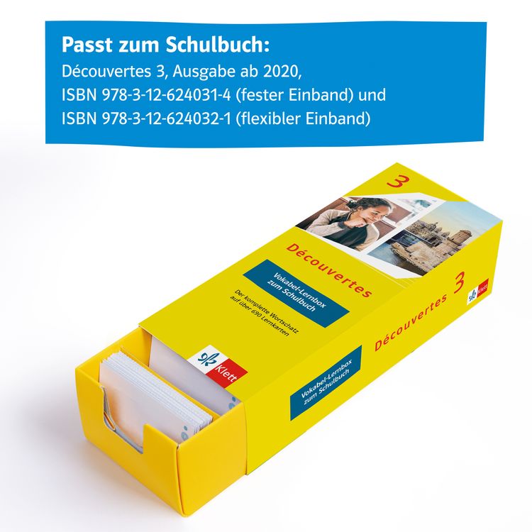 Produktbild: D&eacute;couvertes 3 (ab 2020) - Vokabel-Lernbox zum Schulbuch 3. Lernjahr