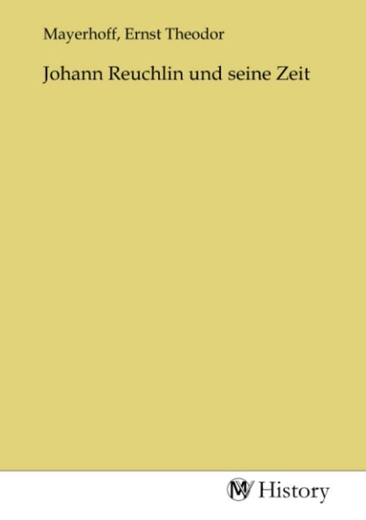 Produktbild: Johann Reuchlin und seine Zeit