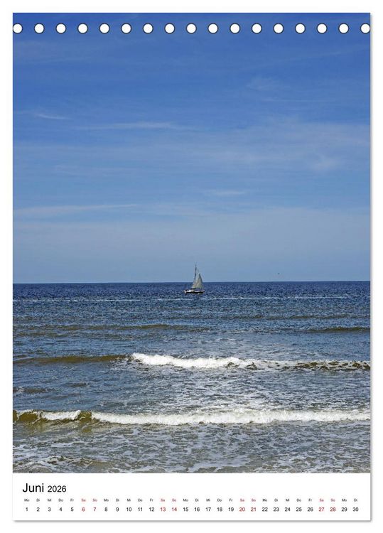 Produktbild: Norderney - Inselliebe (Tischkalender 2026 DIN A5 hoch), CALVENDO Monatskalender