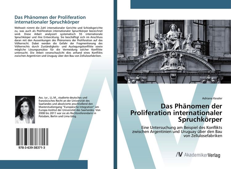 Produktbild: Das Ph&auml;nomen der Proliferation internationaler Spruchk&ouml;rper