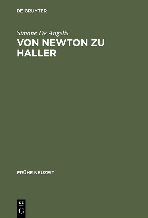 Produktbild: Von Newton zu Haller