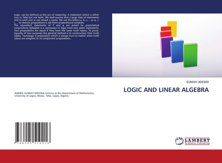 Produktbild: LOGIC AND LINEAR ALGEBRA