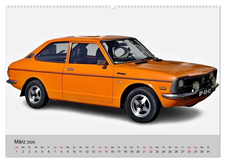 Produktbild: Japanische Oldtimer (Wandkalender 2026 DIN A2 quer), CALVENDO Monatskalender