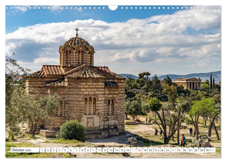 Produktbild: Griechenland - Athen (Wandkalender 2026 DIN A3 quer), CALVENDO Monatskalender