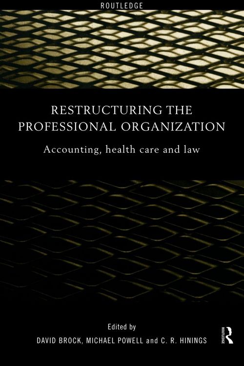Produktbild: Restructuring the Professional Organization