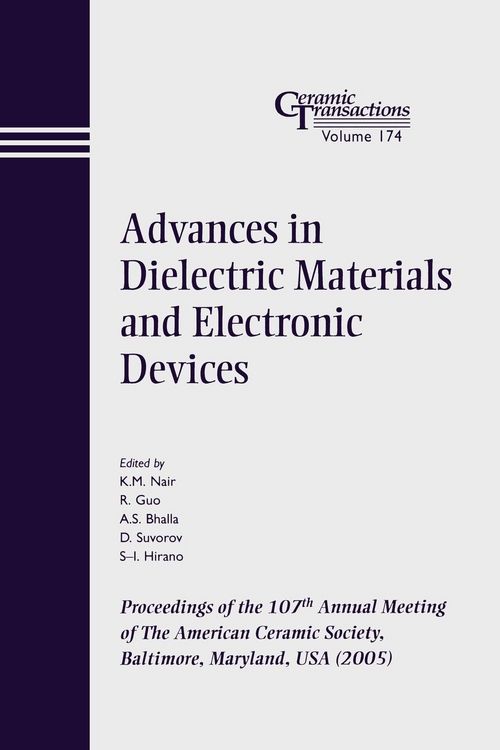 Produktbild: Advances in Dielectric Materials and Electronic Devices
