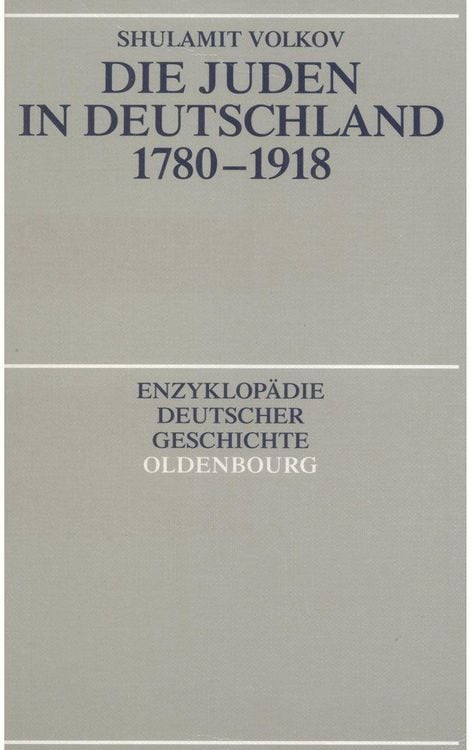 Produktbild: Die Juden in Deutschland 1780-1918