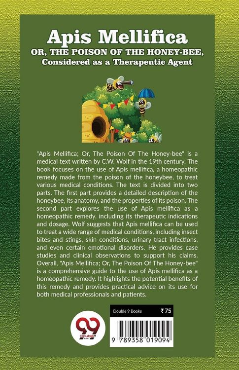 Produktbild: Apis Mellifica Or, The Poison Of The Honey-Bee, Considered As A Therapeutic Agent