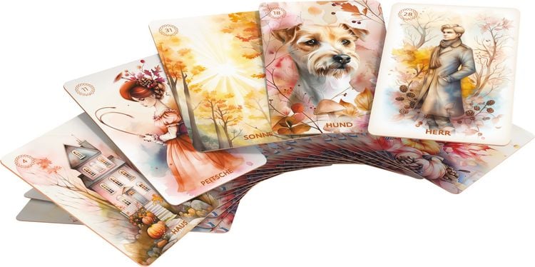 Produktbild: Autumn&acute;s Embrace Lenormand DE - 38 Lenormand-Karten und Booklet
