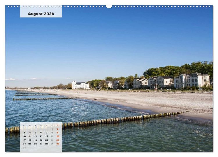 Produktbild: Nord-Ostsee Impressionen (Wandkalender 2026 DIN A2 quer), CALVENDO Monatskalender