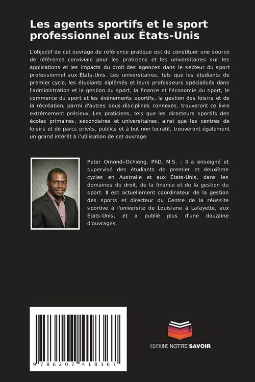Produktbild: Les agents sportifs et le sport professionnel aux &Eacute;tats-Unis