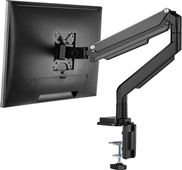 Produktbild: Digitus Monitor-Tischhalterung DA-90394 1 Display(s) 38,1 cm (15") - 81,3 cm (32") Schwarz Drehbar, H&ouml;henverstellbar, Neigbar, Rotierbar, Schwenkbar