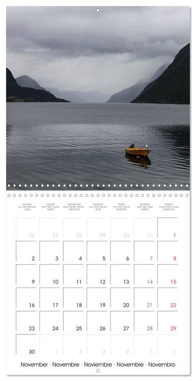 Produktbild: Norway Land of the Vikings and fairy tales (Wall Calendar 2026 12 &times; 12 Inch) CALVENDO 12 Month Wall Calendar