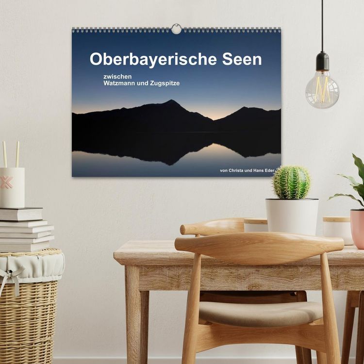 Produktbild: Oberbayerische Seen (Wandkalender 2026 DIN A3 quer), CALVENDO Monatskalender