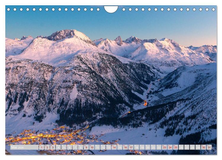 Produktbild: Lech am Arlberg - Winterzauber f&uuml;r das ganze Jahr (Wandkalender 2026 DIN A4 quer), CALVENDO Monatskalender