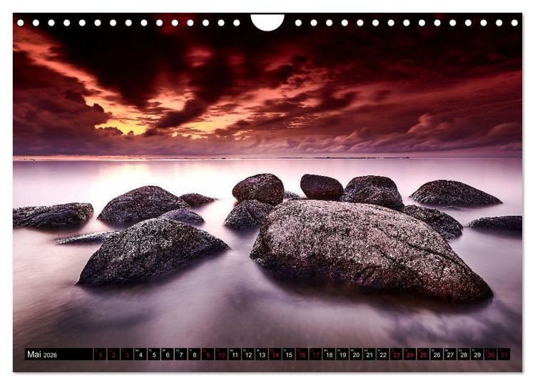 Produktbild: Ostseesteine (Wandkalender 2026 DIN A4 quer), CALVENDO Monatskalender