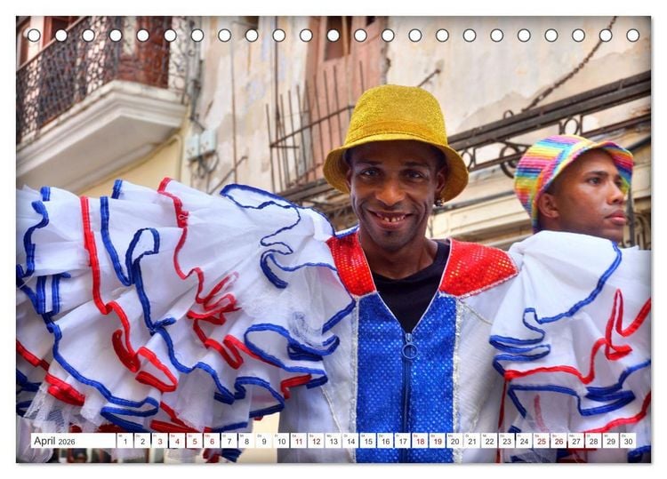 Produktbild: Let's dance in Cuba - Stelzent&auml;nzer in Havanna (Tischkalender 2026 DIN A5 quer), CALVENDO Monatskalender