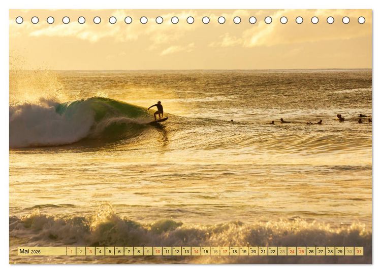 Produktbild: O'ahu - Eine Reise in das Herz von Hawaii (Tischkalender 2026 DIN A5 quer), CALVENDO Monatskalender