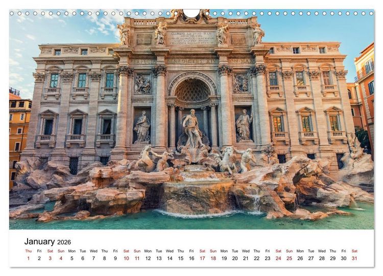 Produktbild: Wonders of Rome (Wall Calendar 2026 DIN A3 landscape), CALVENDO 12 Month Wall Calendar