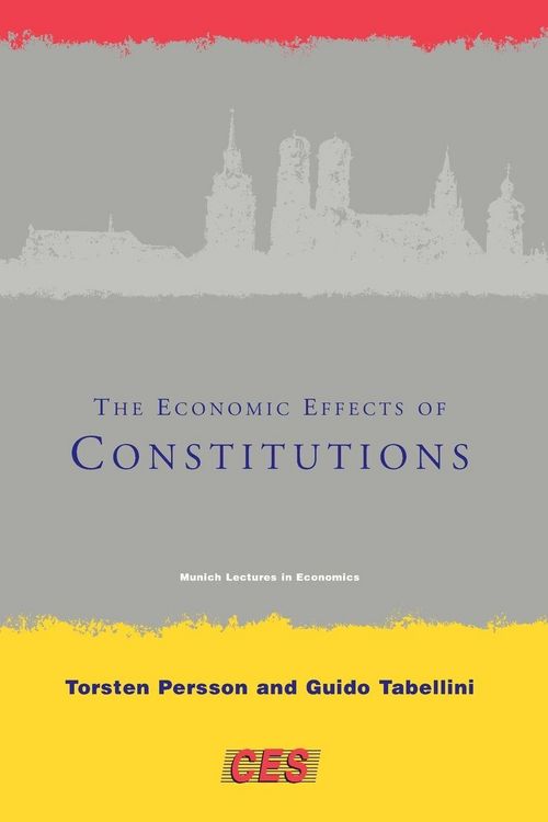 Produktbild: The Economic Effects of Constitutions