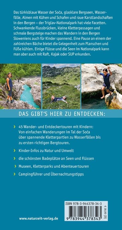 Naturzeit mit Kindern: Soca und Triglav Nationalpark