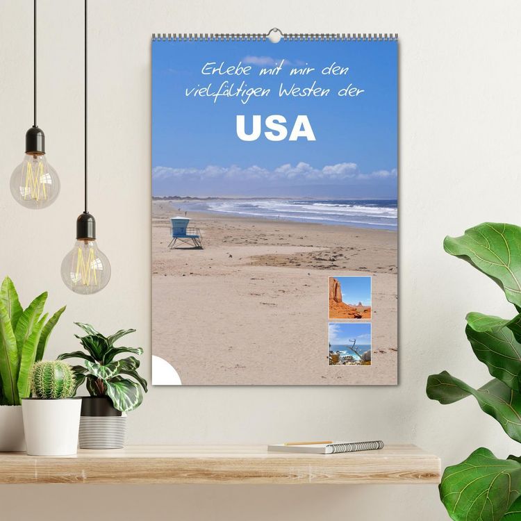 Produktbild: Erlebe mit mir den vielf&auml;ltigen Westen der USA (Wandkalender 2026 DIN A2 hoch), CALVENDO Monatskalender