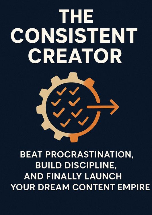 Produktbild: The Consistent Creator: Beat Procrastination, Build Discipline, and Finally Launch Your Dream Content Empire