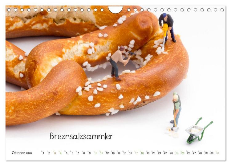 Produktbild: Uhraufzieher ... und andere Mini-Welten (Wandkalender 2026 DIN A4 quer), CALVENDO Monatskalender