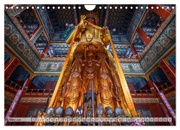 Produktbild: Metropolen Chinas - Peking, Shanghai, Hongkong (Wandkalender 2026 DIN A4 quer), CALVENDO Monatskalender