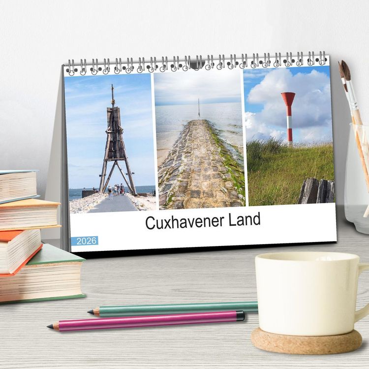 Produktbild: Cuxhavener Land (Tischkalender 2026 DIN A5 quer), CALVENDO Monatskalender