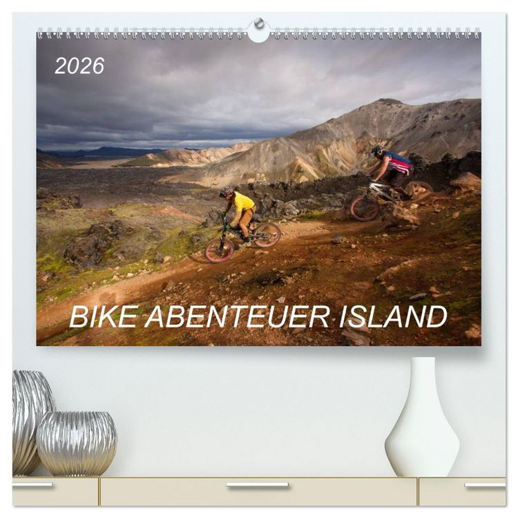 Produktbild: Bike Abenteuer Island (hochwertiger Premium Wandkalender 2026 DIN A2 quer), Kunstdruck in Hochglanz
