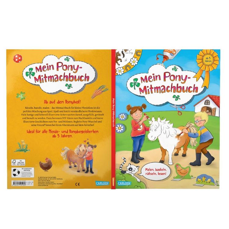 Produktbild: Mein Pony-Mitmachbuch