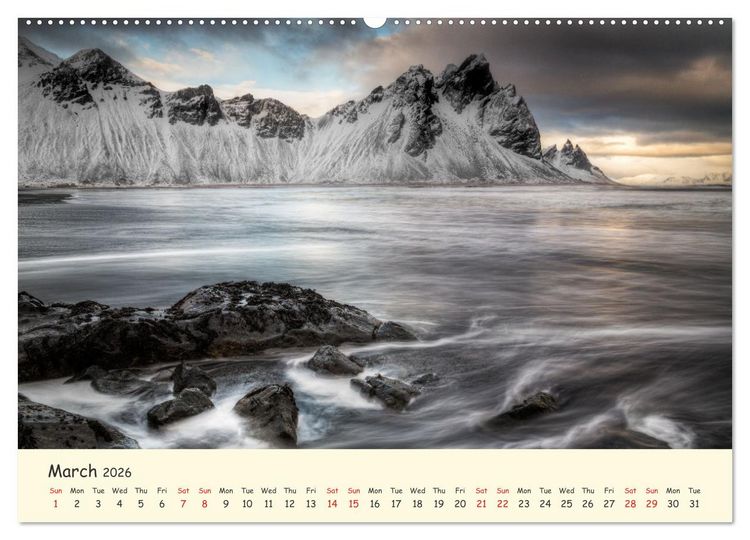 Produktbild: Amazing Nature of Iceland (Wall Calendar 2026 DIN A2 landscape), CALVENDO 12 Month Wall Calendar