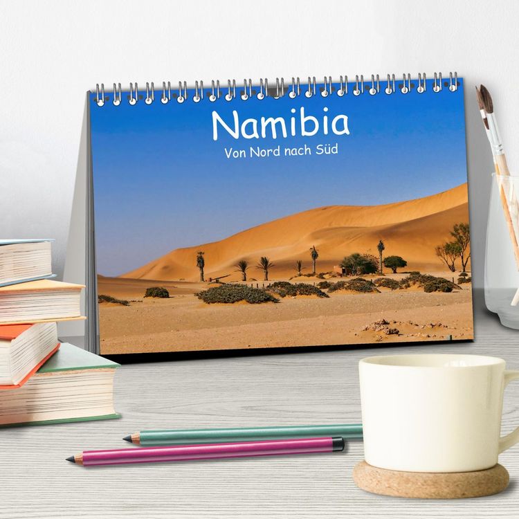 Produktbild: Namibia - Von Nord nach S&uuml;d (Tischkalender 2026 DIN A5 quer), CALVENDO Monatskalender