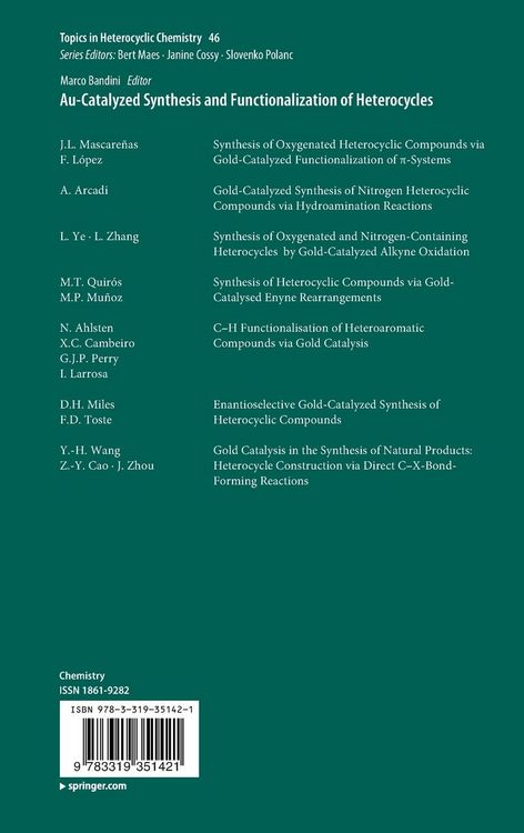 Produktbild: Au-Catalyzed Synthesis and Functionalization of Heterocycles