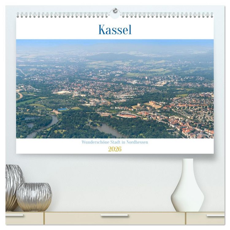 Produktbild: Kassel - wundersch&ouml;ne Stadt in Nordhessen (hochwertiger Premium Wandkalender 2026 DIN A2 quer), Kunstdruck in Hochglanz
