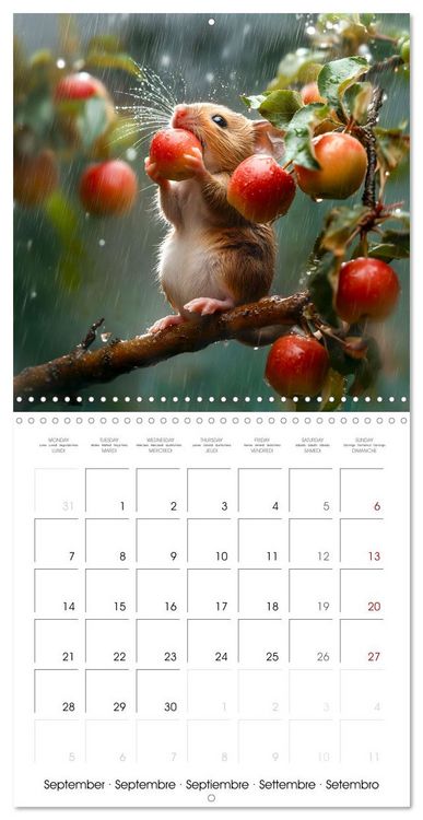 Produktbild: MOUSE MAGIC - Joyful Moments from the World of Mice (Wall Calendar 2026 12 &times; 12 Inch) CALVENDO 12 Month Wall Calendar