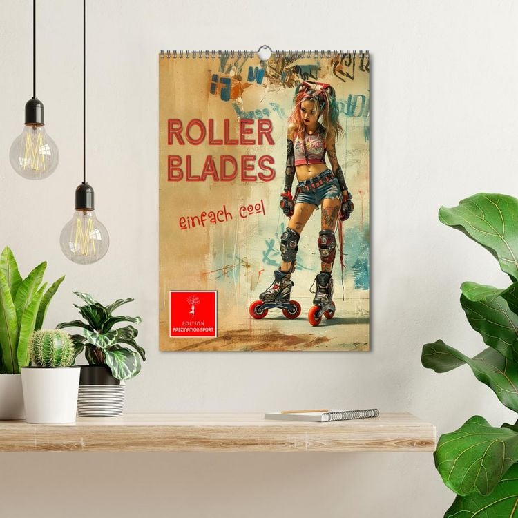 Produktbild: Rollerblades - einfach cool (Wandkalender 2026 DIN A3 hoch), CALVENDO Monatskalender
