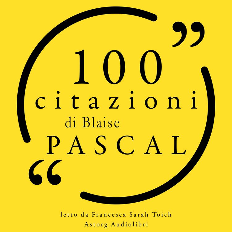 Produktbild: 100 citazioni di Blaise Pascal